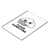 Cloud Computing Funny Computer Weather Pun Notitieboek (Linkerzijde)