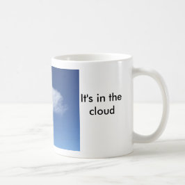 Cloud Computing-mok voor koffie Koffiemok