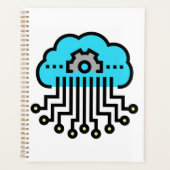 Cloud Computing Network Circuit Gear Tech Planner (Voorkant)