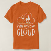 Cloud Computing Programmer Codering Professional C T-shirt (Design voorkant)
