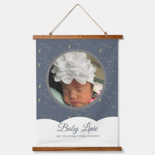 Cloud Constellation Faux Gold New Baby Hangend Wandkleed