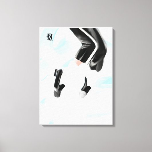 Cloud Dancer 001 #Abstract #MJ #MichaelJackson Canvas Afdruk (Voorkant)