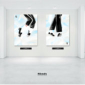 Cloud Dancer 001 #Abstract #MJ #MichaelJackson Canvas Afdruk