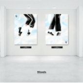 Cloud Dancer 002 #Abstract #MJ #MichaelJackson Canvas Afdruk