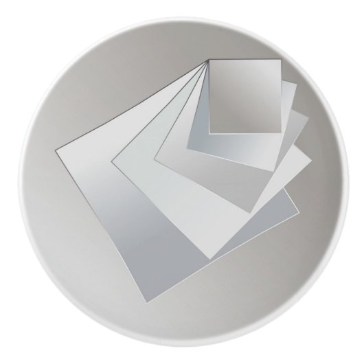 Cloud Dancer Keramische Knop (Voorkant)