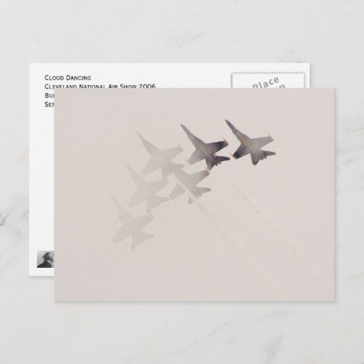 Cloud Dancing Briefkaart (Voorkant / Achterkant)