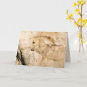 Cloud de verdediger, 5 x 7 inch gevouwen Wenskaart Kaart (Gele Bloem)