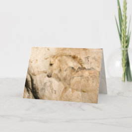 Cloud de verdediger, 5 x 7 inch gevouwen Wenskaart Kaart