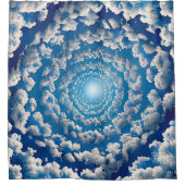 Cloud Design Douchegordijn (Voorkant)