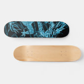 Cloud Dragon Element Custom Pro Park Board Skateboard (Horizontaal)