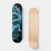 Cloud Dragon Element Custom Pro Park Board Skateboard (Voorkant)