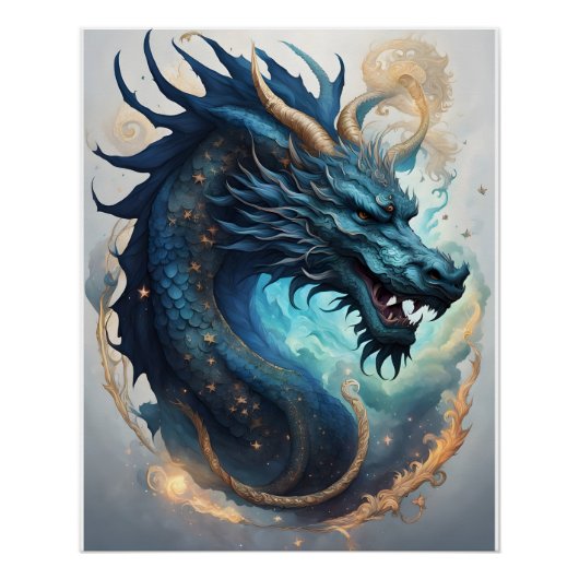 cloud dragon poster (Voorkant)