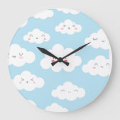 Cloud Dream Wall Clock Grote Klok (Voorkant)
