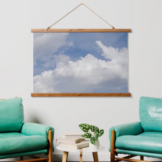 Cloud Dreamer Wood Toppped Wall Tapestry Hangend Wandkleed (Woonkamer)
