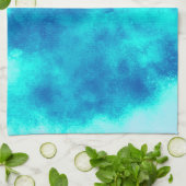Cloud Effect Blue Tea Towel Theedoek (Gevouwen)