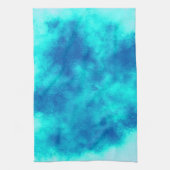 Cloud Effect Blue Tea Towel Theedoek (Verticaal)