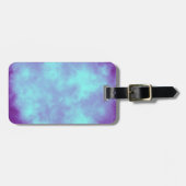 Cloud Effect paars storm Bagagelabel (Voorkant horizontaal)