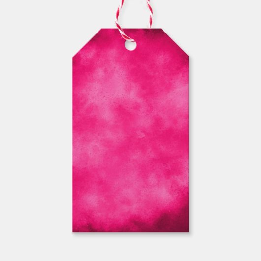 Cloud Effect – Pink Gift Tags  Cadeaulabel (Voorkant)