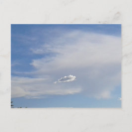 Cloud en cloud briefkaart