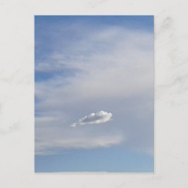 Cloud en cloud briefkaart