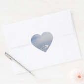 Cloud en cloud hart sticker (Envelop)