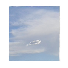 Cloud en cloud notitieblok