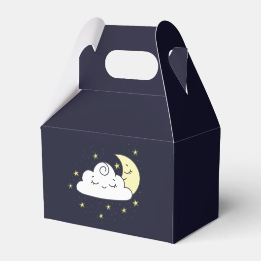 Cloud en maan bedankdoosjes (Voorkant Zijde)