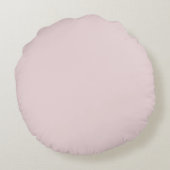 Cloud en regendruppels Roze Baby Rond Kussen (Achterkant)