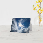 Cloud en Sun #3 Kaart (Gele Bloem)