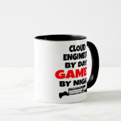 Cloud Engineer houdt van het spelen van videogames Mok (Voorkant rechts)