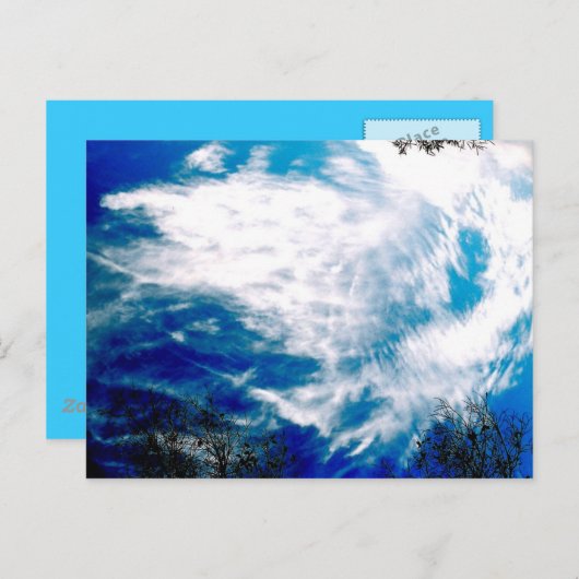 Cloud Exploration Briefkaart (Voorkant / Achterkant)