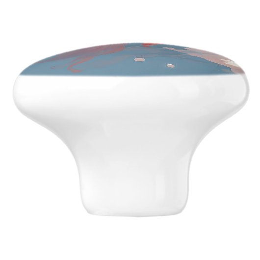 Cloud Fish Keramische Knop (Zijkant)