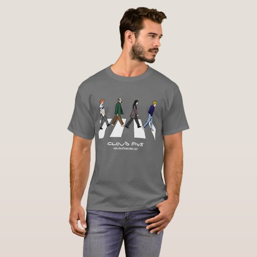 Cloud Five Abbey Rd T-Shirt (Voorkant volledig)