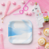 Cloud Flower Paper-Bord Papieren Bordje (Feest)