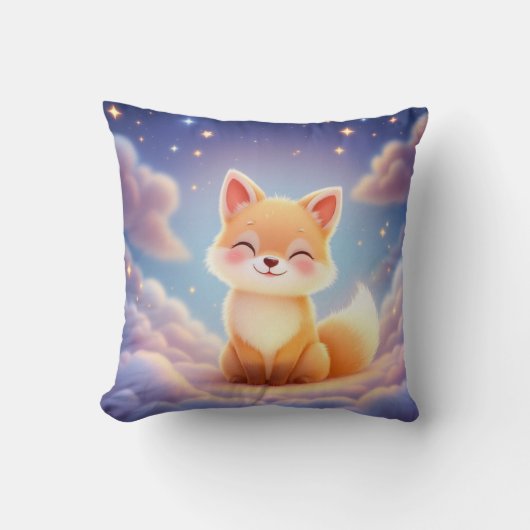 Cloud Fox Dream Pillow Kussen (Voorkant)