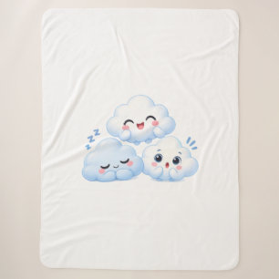 Cloud Friends Trio Sherpa Deken