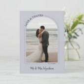 Cloud Gray Arch Weddenschap Foto's & Bedankt (Staand voorkant)