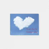 Cloud Heart Post-it® Notes (Voorkant)