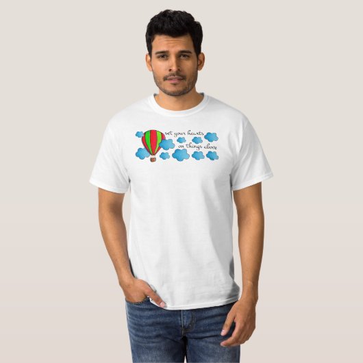 Cloud High Reis met Bijbelverse T-shirt (Voorkant volledig)