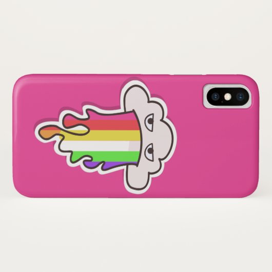 Cloud Hoesje-Mate Barely iPhone X Case-Mate iPhone Case (Achterkant (horizontaal))