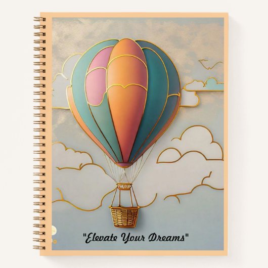 "Cloud hopping" Notitieboek (Voorkant)