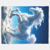 Cloud Horse Fleece Deken (Voorkant (Horizontaal))