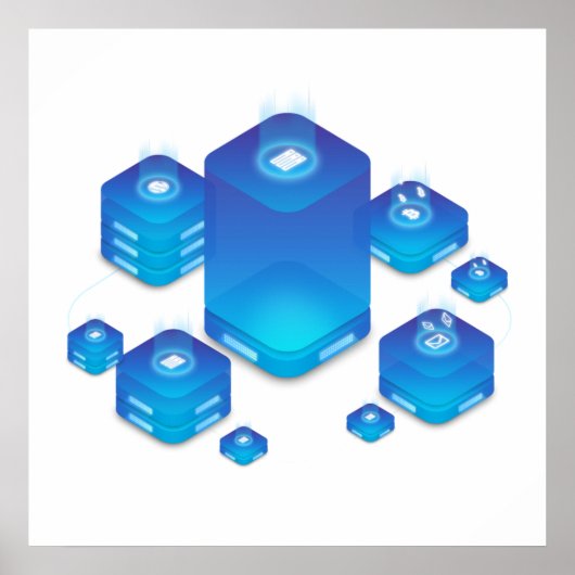 Cloud Hosting Poster (Voorkant)