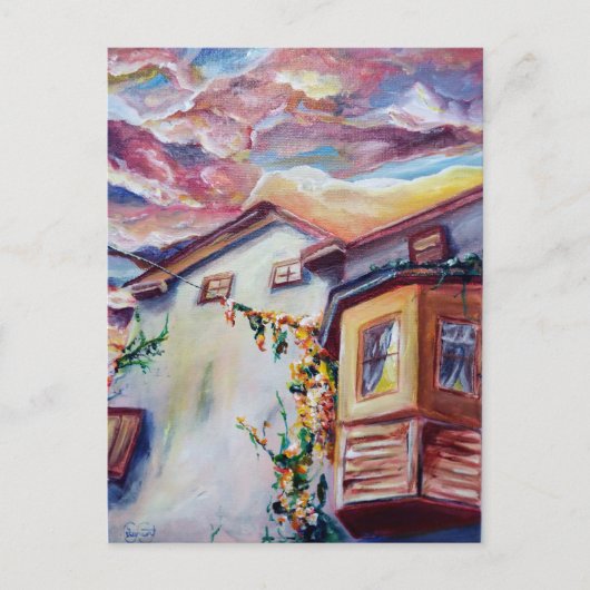 Cloud House Briefkaart (Voorkant)