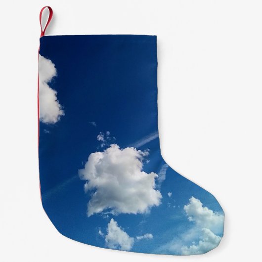 Cloud, in het licht kleine kerstsok (Voorkant)
