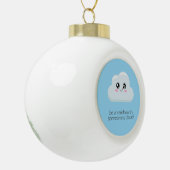 Cloud Keramische Bal Ornament (Links)