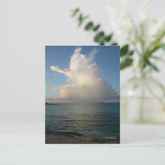 Cloud Kisses Zee Briefkaart (Staand voorkant)