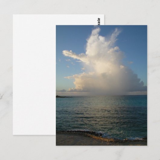 Cloud Kisses Zee Briefkaart (Voorkant / Achterkant)