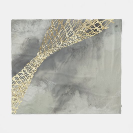 Cloud Matrix Fleece Deken (Voorkant (Horizontaal))