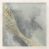 Cloud Matrix Glazen Onderzetter (Voorkant)